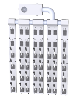 Wall mounted boot dryer 2