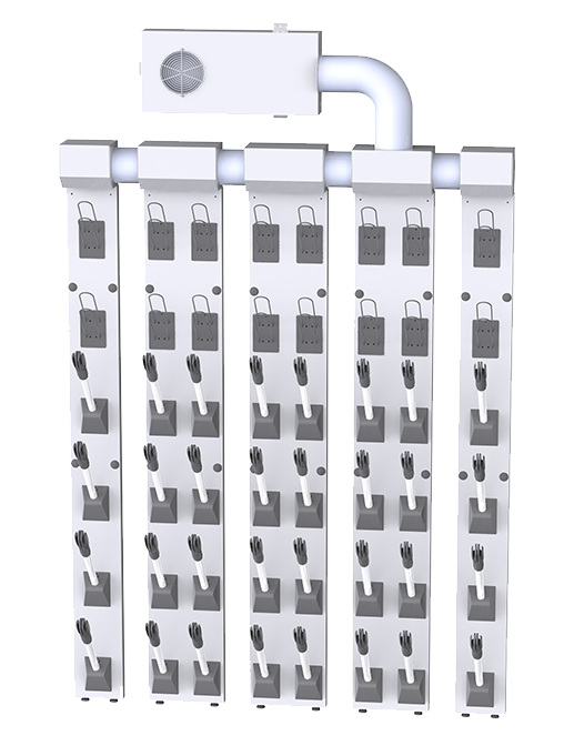 Wall mounted boot dryer 2